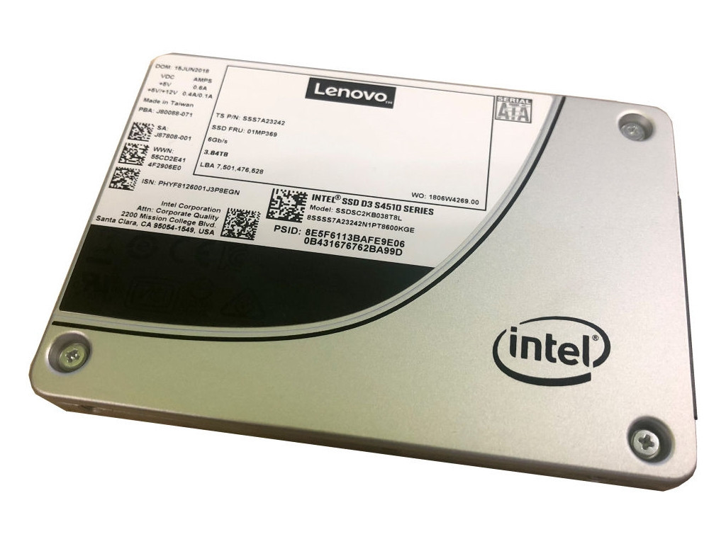 Твърд диск Lenovo ThinkSystem 3.5" Intel S4510 240GB Entry SATA 6Gb Hot Swap SSD 6043_1.jpg