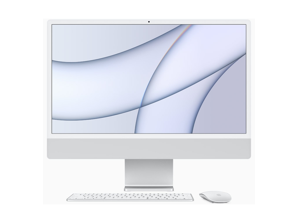 Настолен компютър - всичко в едно Apple IMAC 24" SILVER/8C CPU/8C GPU/8GB/256GB-ZEE/INT KB 17665.jpg