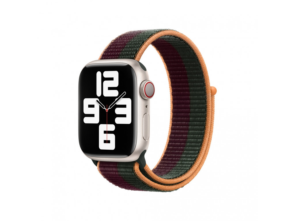 Аксесоар Apple Watch 41mm Dark Cherry/Forest Green Sport Loop - Regular 18343_1.jpg