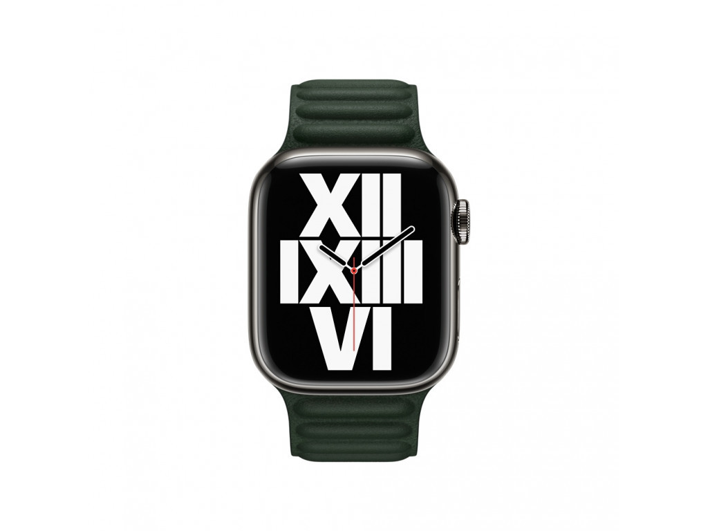 Аксесоар Apple Watch 41mm Sequoia Green Leather Link - S/M 18356_11.jpg