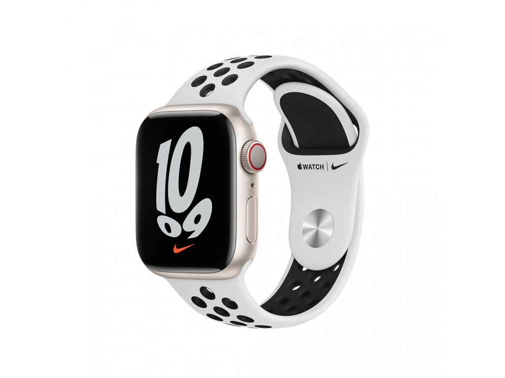 Аксесоар Apple Watch 41mm Pure Platinum/Black Nike Sport Band - Regular 18361_1.jpg