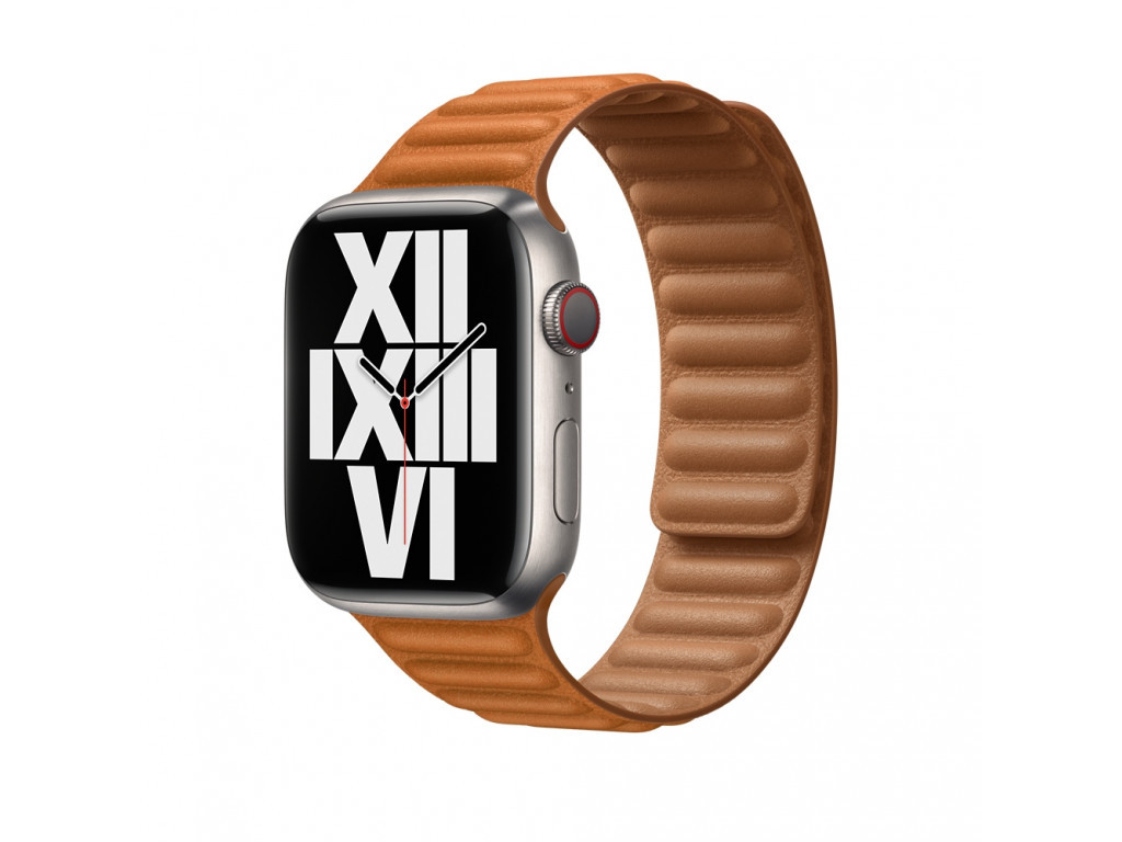 Аксесоар Apple Watch 45mm Golden Brown Leather Link - M/L 18395_1.jpg