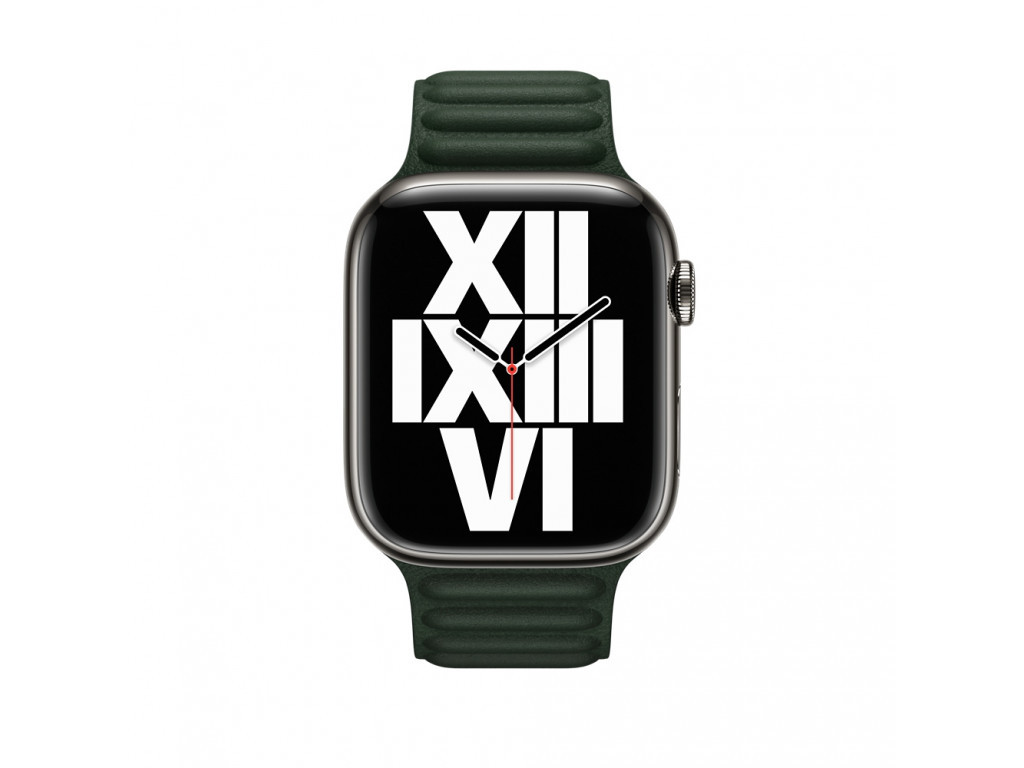 Аксесоар Apple Watch 45mm Sequoia Green Leather Link - S/M 18398_11.jpg