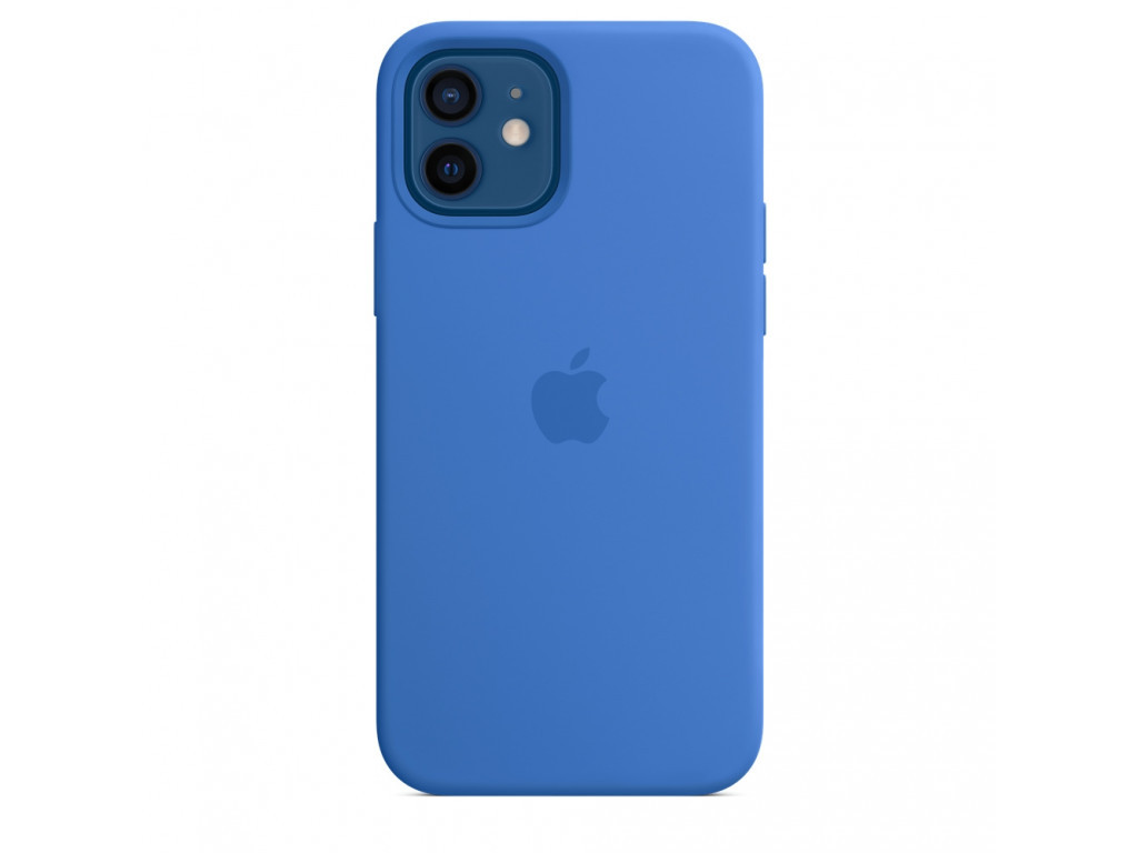 Калъф Apple iPhone 12/12 Pro Silicone Case with MagSafe - Capri Blue 18463.jpg