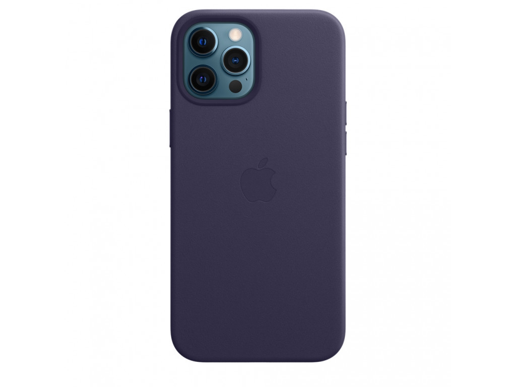 Калъф Apple iPhone 12 Pro Max Leather Case with MagSafe - Deep Violet 18472.jpg