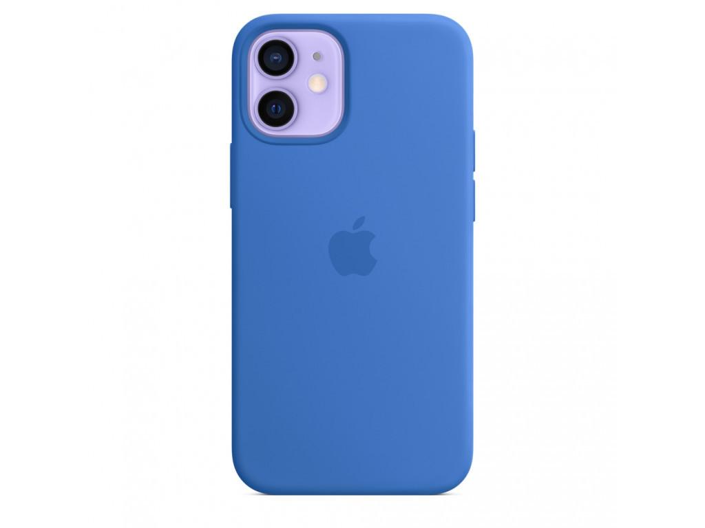 Калъф Apple iPhone 12 mini Silicone Case with MagSafe - Capri Blue 18484_1.jpg