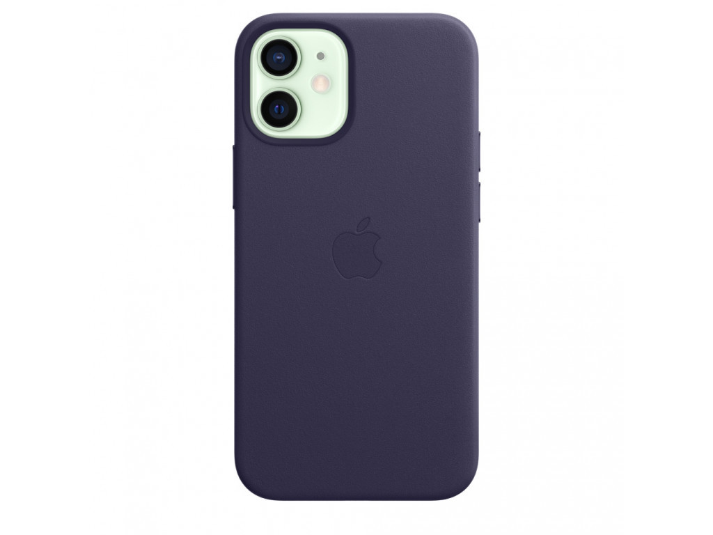 Калъф Apple iPhone 12 mini Leather Case with MagSafe - Deep Violet 18488_1.jpg