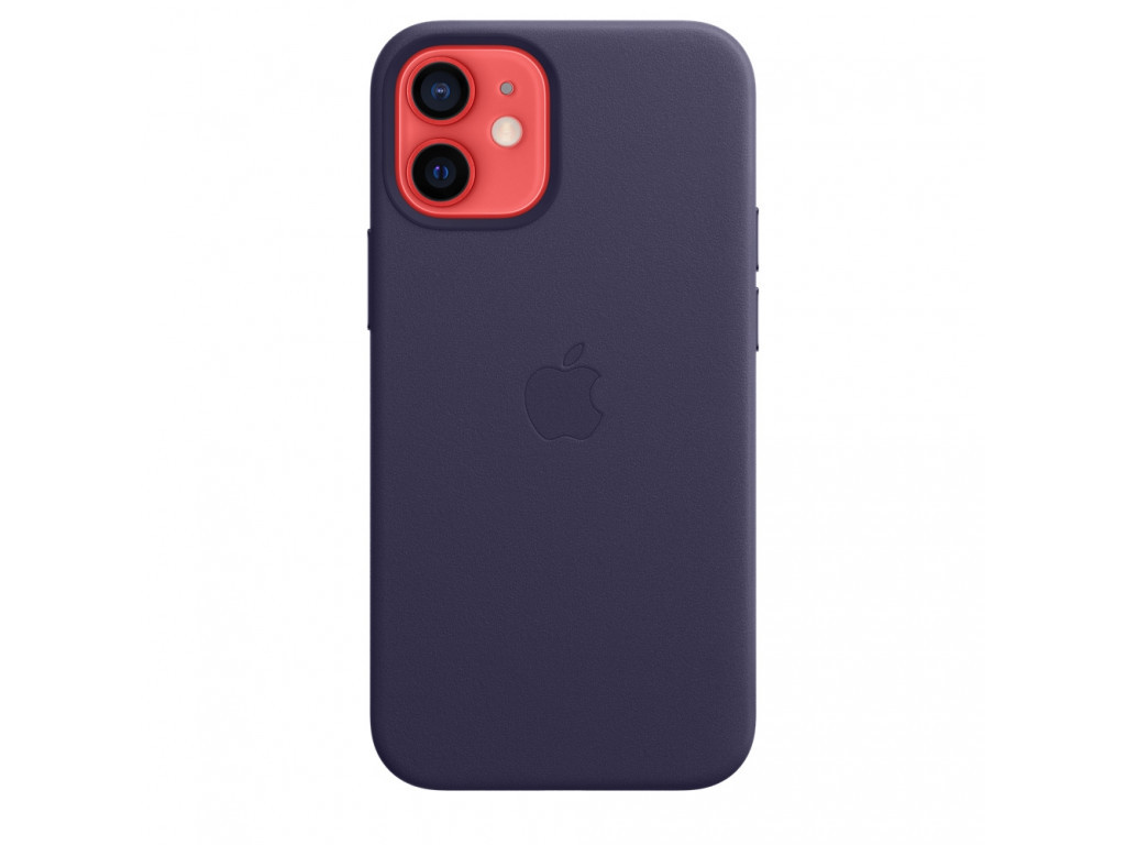 Калъф Apple iPhone 12 mini Leather Case with MagSafe - Deep Violet 18488_14.jpg