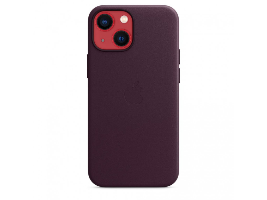 Калъф Apple iPhone 13 mini Leather Case with MagSafe - Dark Cherry 18491_14.jpg