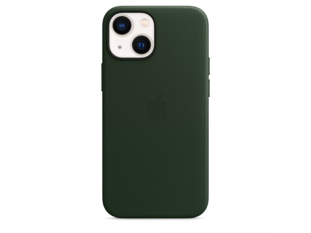 Калъф Apple iPhone 13 mini Leather Case with MagSafe - Sequoia Green 18493.jpg