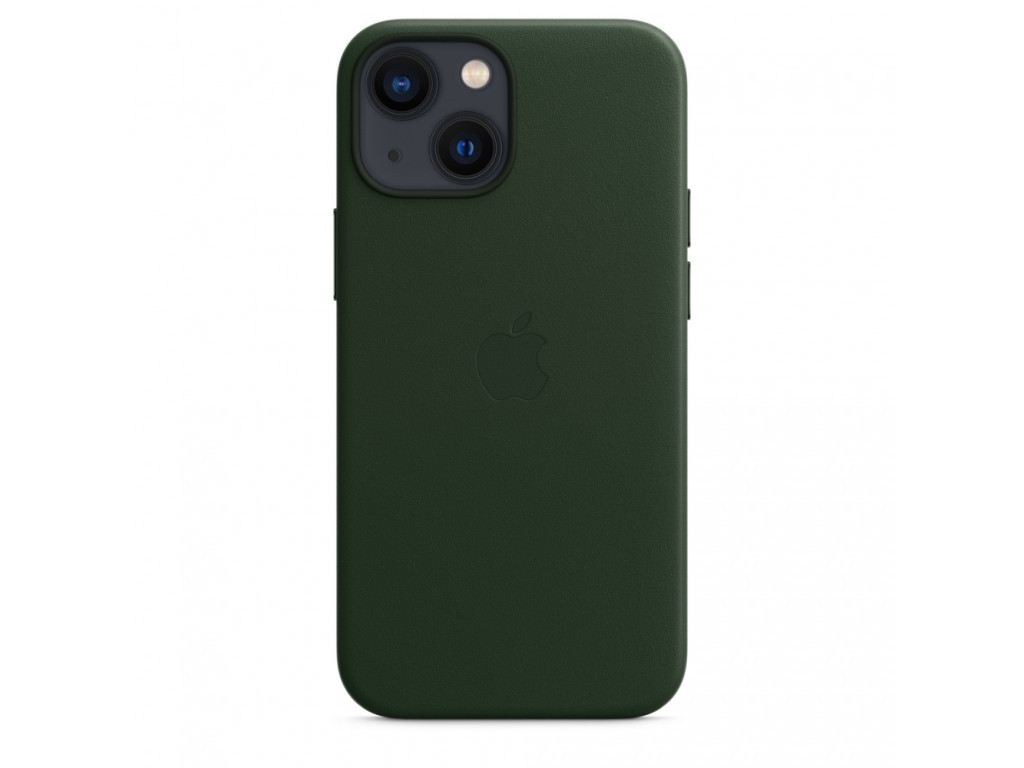 Калъф Apple iPhone 13 mini Leather Case with MagSafe - Sequoia Green 18493_1.jpg