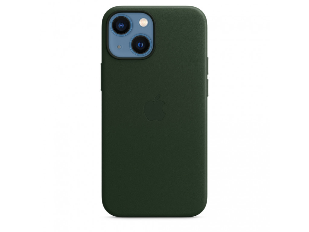 Калъф Apple iPhone 13 mini Leather Case with MagSafe - Sequoia Green 18493_12.jpg