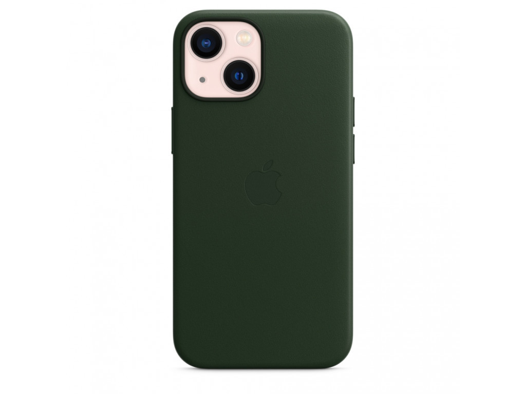 Калъф Apple iPhone 13 mini Leather Case with MagSafe - Sequoia Green 18493_13.jpg