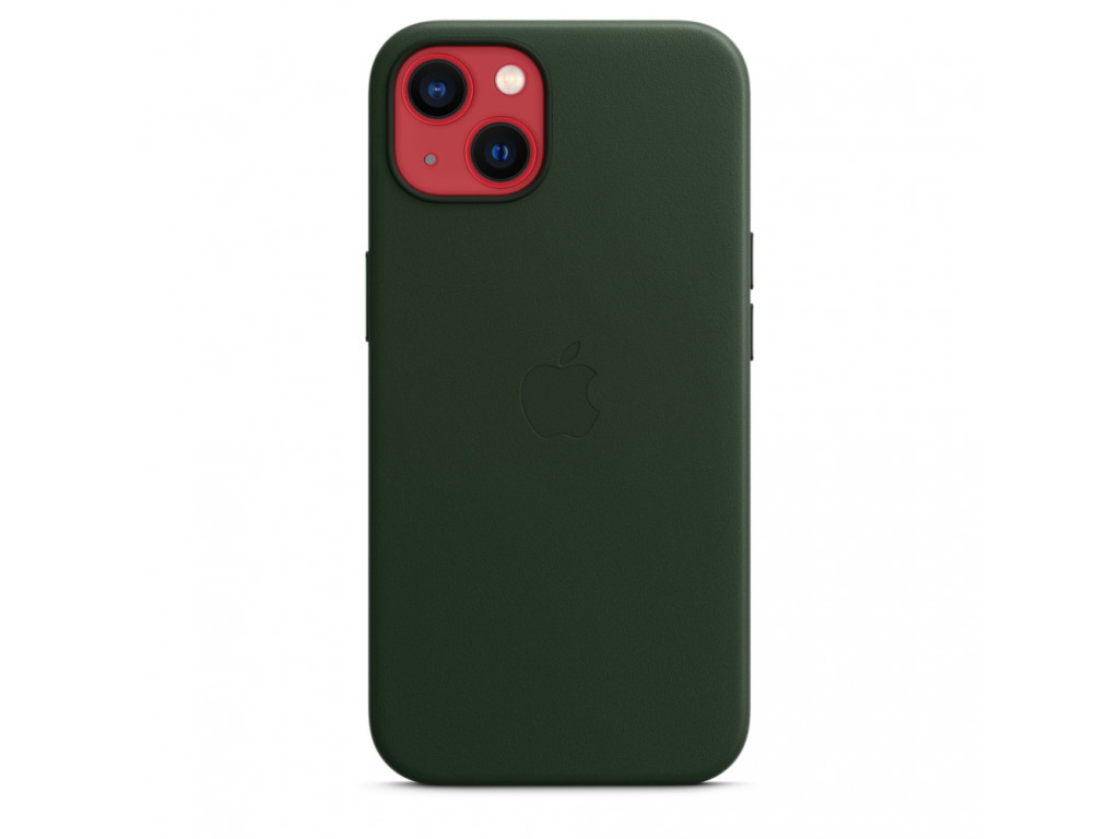 Калъф Apple iPhone 13 Leather Case with MagSafe - Sequoia Green 18512_11.jpg