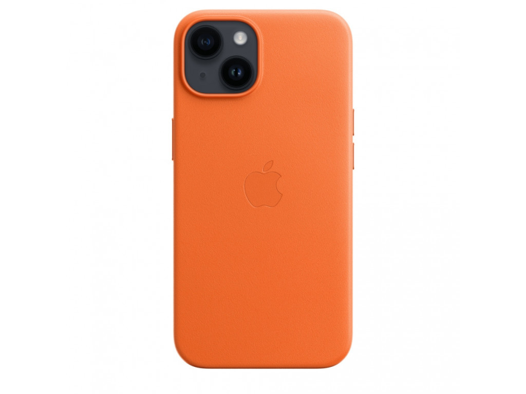 Калъф Apple iPhone 14 Leather Case with MagSafe - Orange 22084_16.jpg