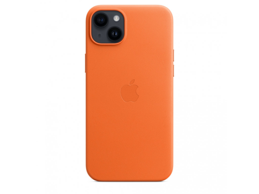 Калъф Apple iPhone 14 Plus Leather Case with MagSafe - Orange 22089_1.jpg