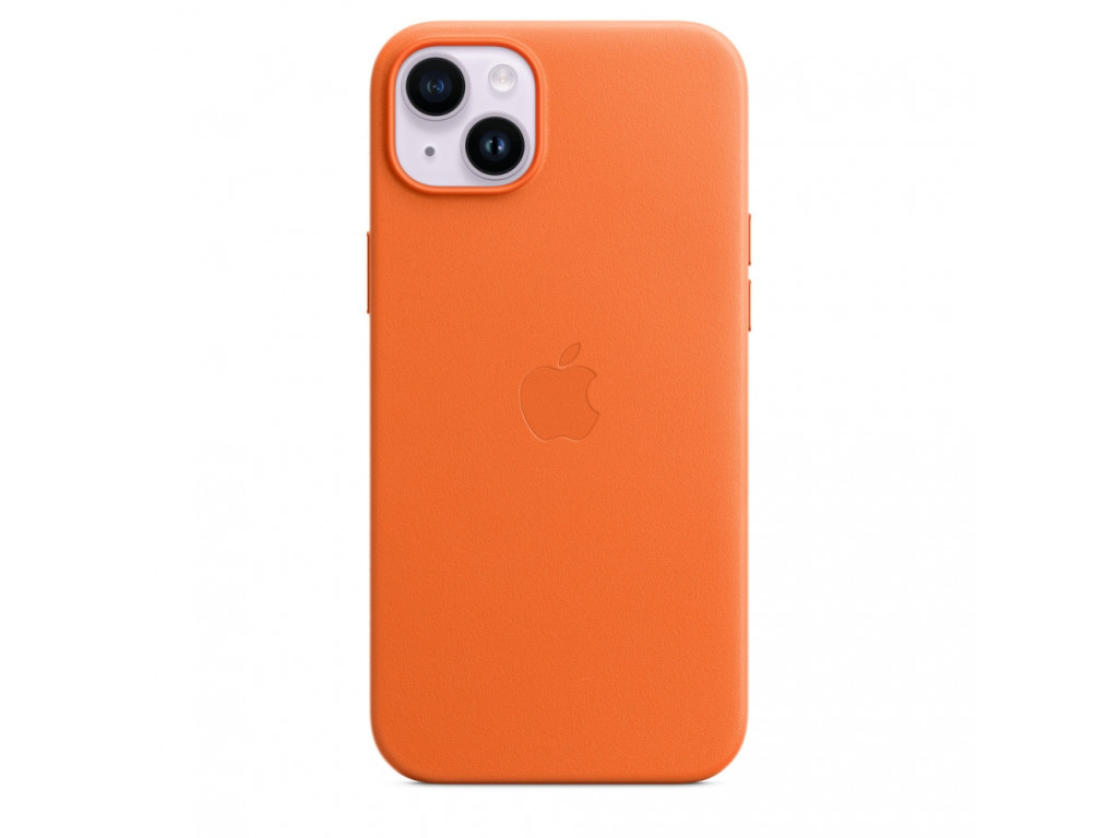 Калъф Apple iPhone 14 Plus Leather Case with MagSafe - Orange 22089_12.jpg