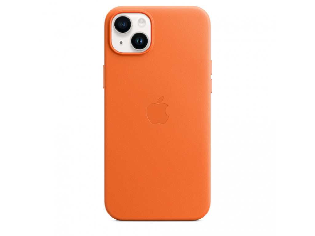 Калъф Apple iPhone 14 Plus Leather Case with MagSafe - Orange 22089_14.jpg