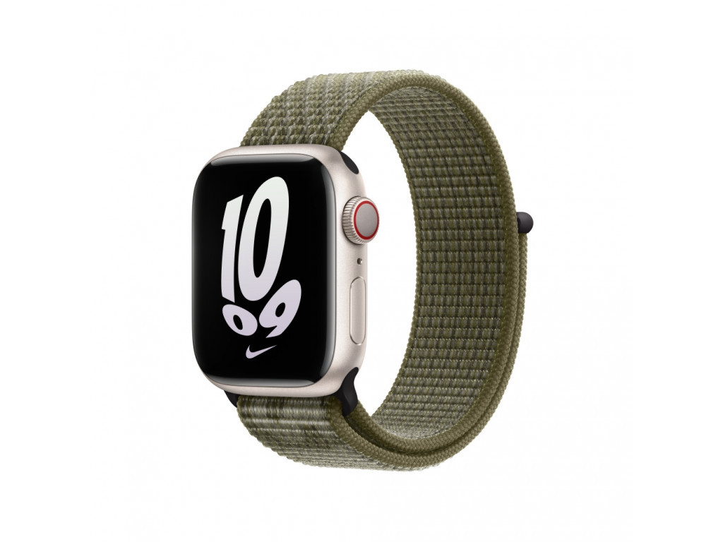 Каишка за часовник Apple Watch 41mm Sequoia/Pure Platinum Nike Sport Loop 22984_1.jpg