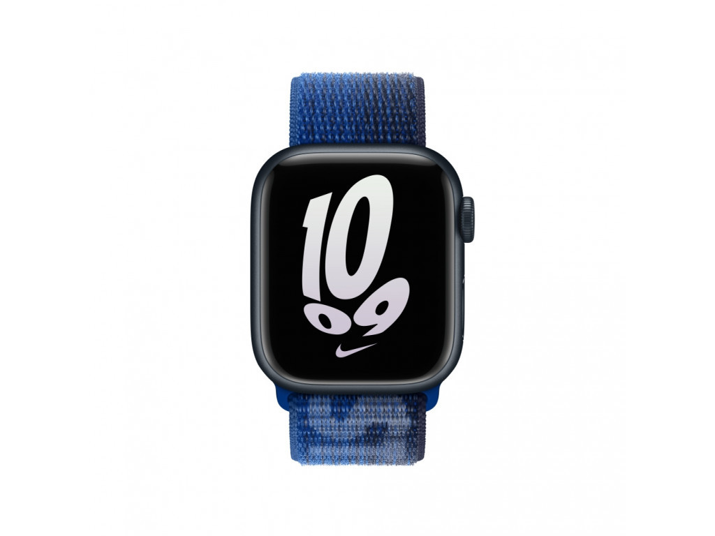 Каишка за часовник Apple Watch 41mm Game Royal/Midnight Navy Nike Sport Loop 22985_2.jpg