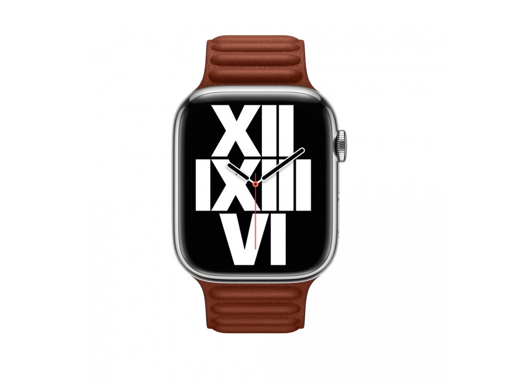 Каишка за часовник Apple Watch 45mm Umber Leather Link - S/M 23008_2.jpg