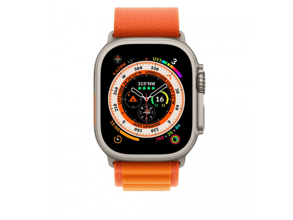 Каишка за часовник Apple Watch 49mm Orange Alpine Loop - Medium 23017_2.jpg
