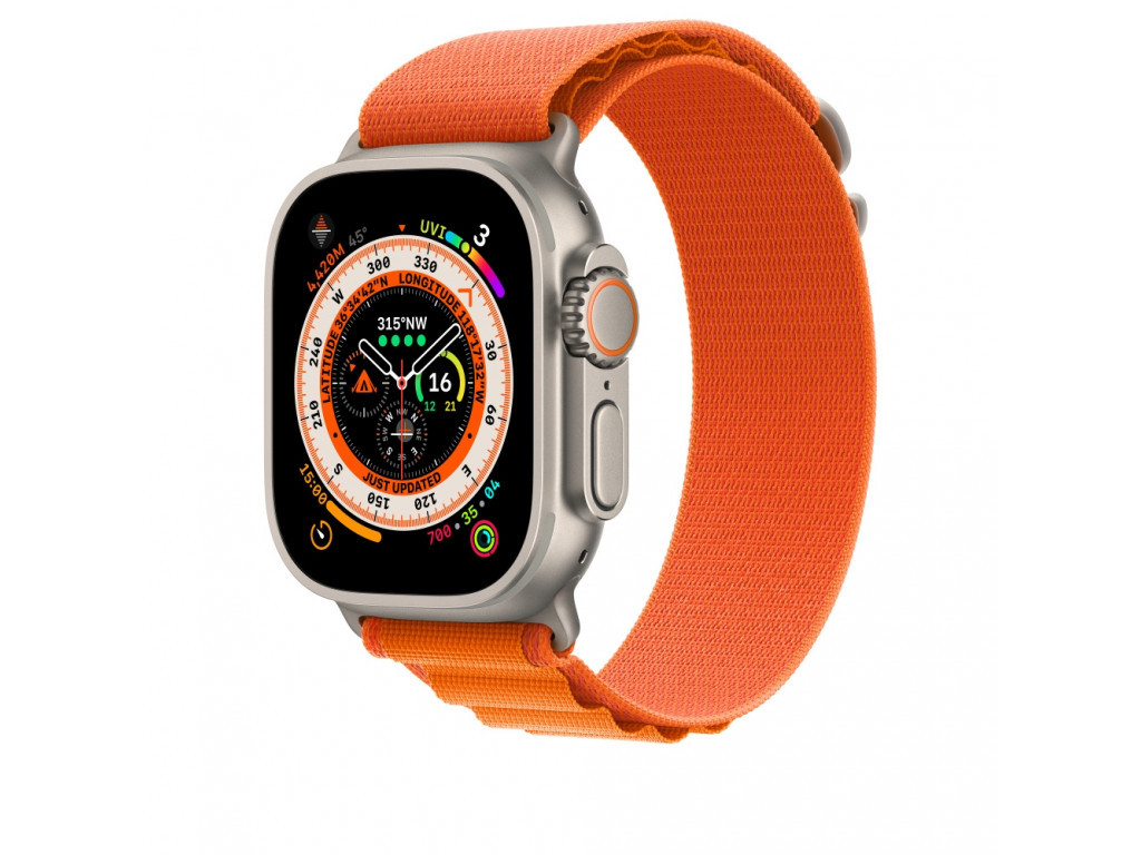 Каишка за часовник Apple Watch 49mm Orange Alpine Loop - Large 23018_1.jpg