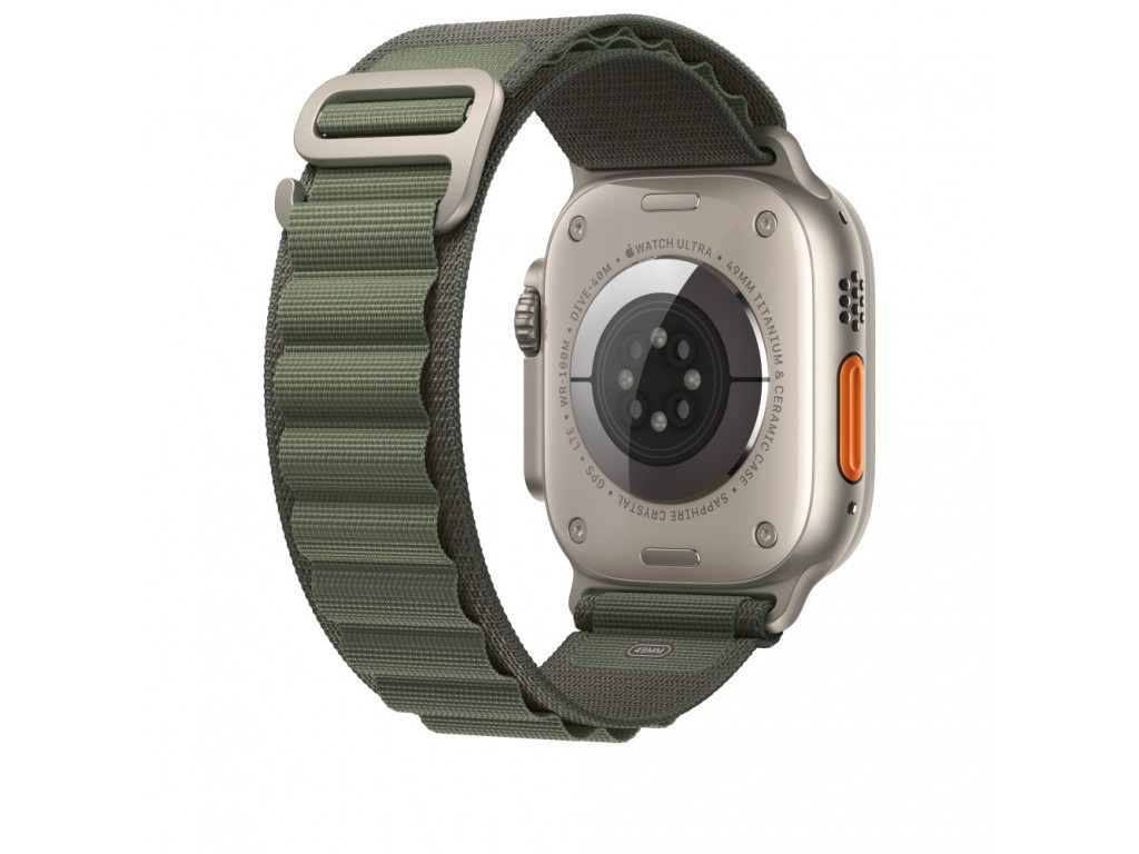 Каишка за часовник Apple Watch 49mm Green Alpine Loop - Small 23019_3.jpg