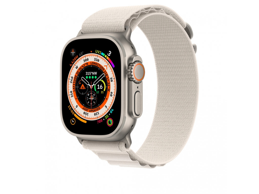 Каишка за часовник Apple Watch 49mm Starlight Alpine Loop - Small 23022_1.jpg