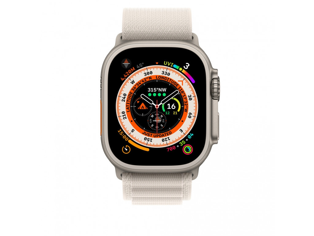 Каишка за часовник Apple Watch 49mm Starlight Alpine Loop - Small 23022_2.jpg