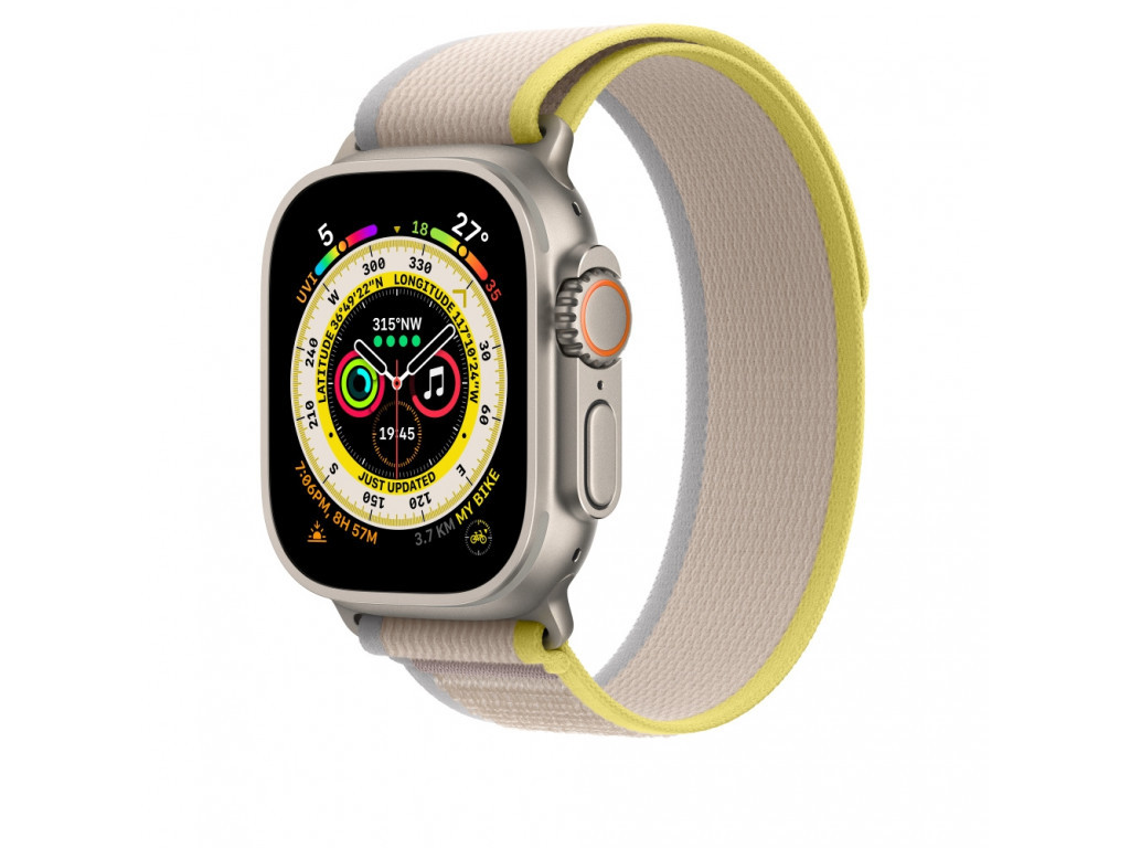 Каишка за часовник Apple Watch 49mm Yellow/Beige Trail Loop - S/M 23031_1.jpg