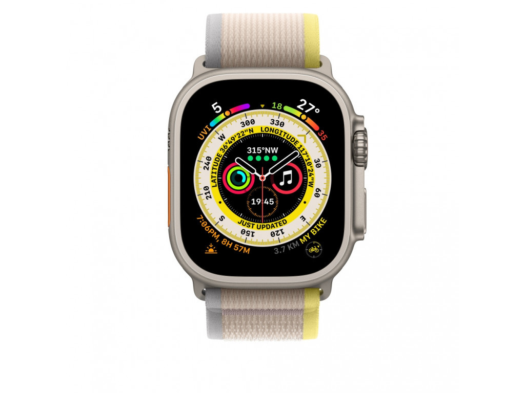 Каишка за часовник Apple Watch 49mm Yellow/Beige Trail Loop - S/M 23031_2.jpg