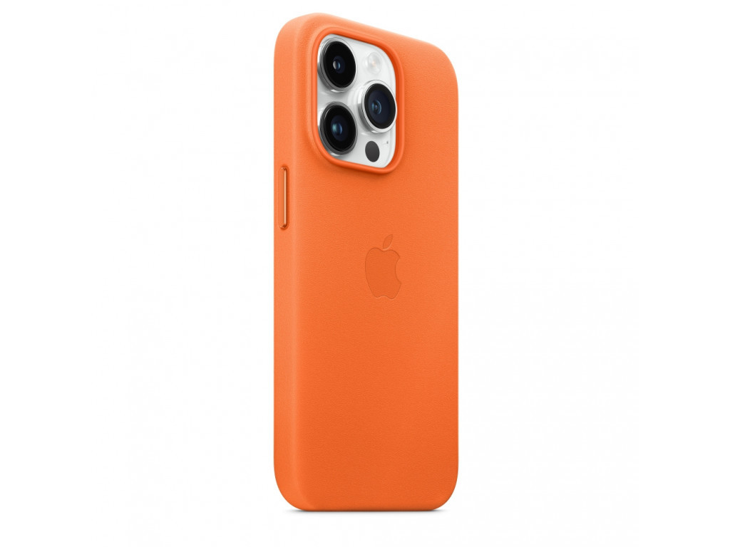 Калъф Apple iPhone 14 Pro Leather Case with MagSafe - Orange 23090_4.jpg