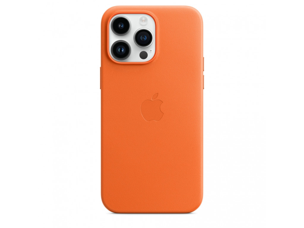 Калъф Apple iPhone 14 Pro Max Leather Case with MagSafe - Orange 23104.jpg