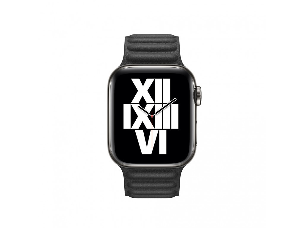 Аксесоар Apple Watch 40mm Band: Black Leather Link - Small 2420_11.jpg