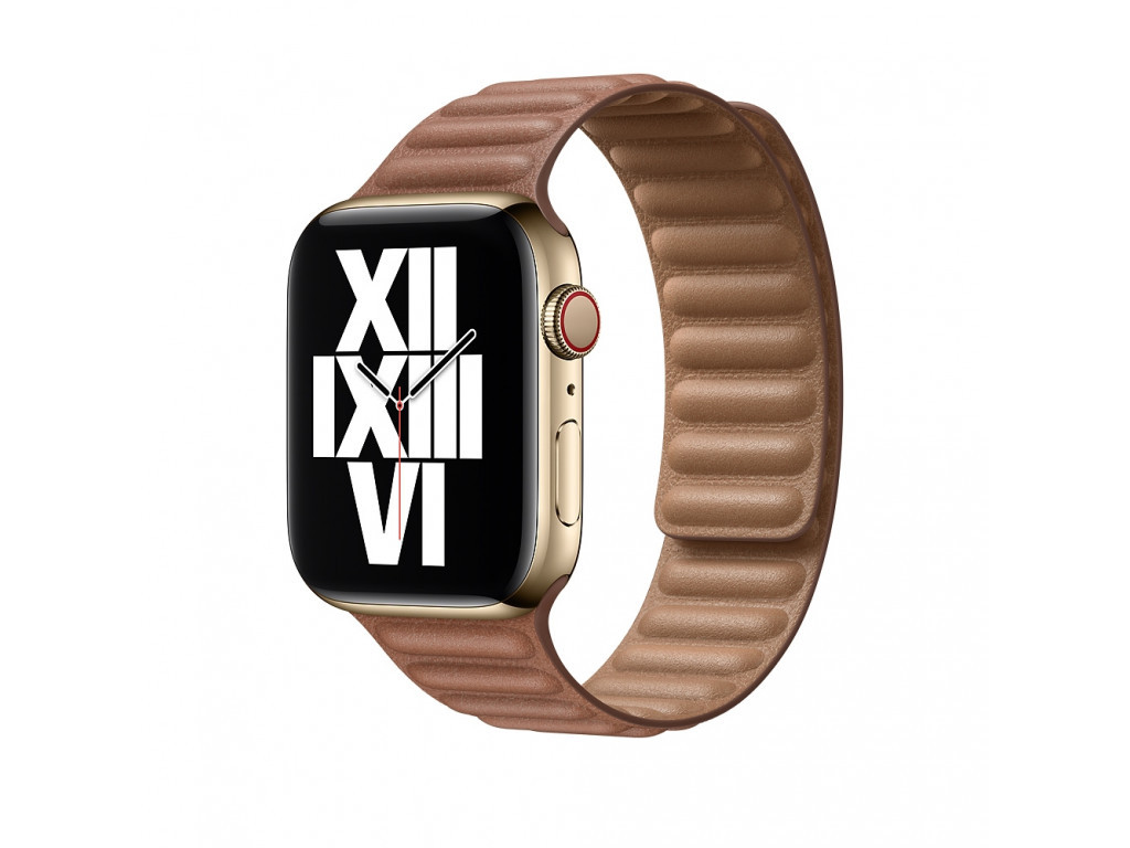 Аксесоар Apple Watch 44mm Band: Saddle Brown Leather Link - Small 2437_1.jpg