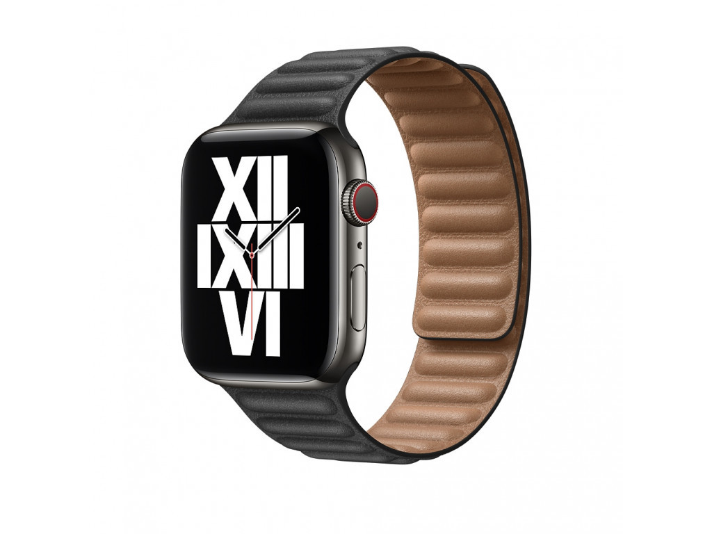 Аксесоар Apple Watch 44mm Band: Black Leather Link - Small 2441_1.jpg