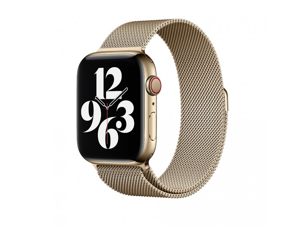 Аксесоар Apple Watch 44mm Band: Gold Milanese Loop 2445_1.jpg