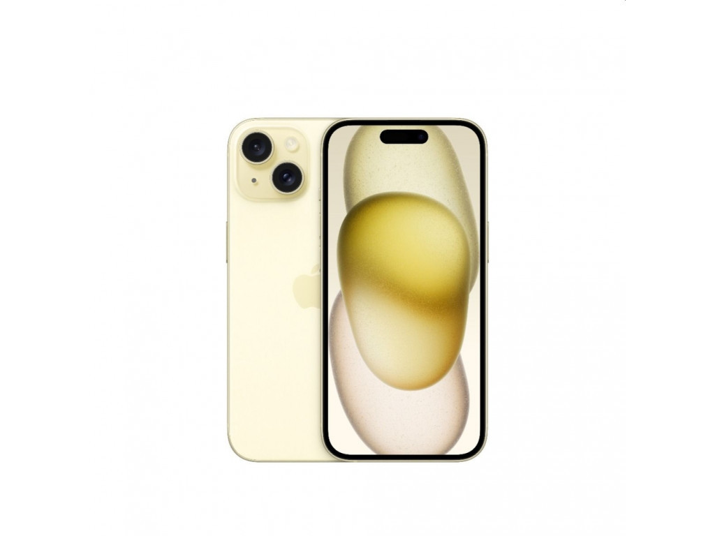 Мобилен телефон Apple iPhone 15 128GB Yellow 25126.jpg