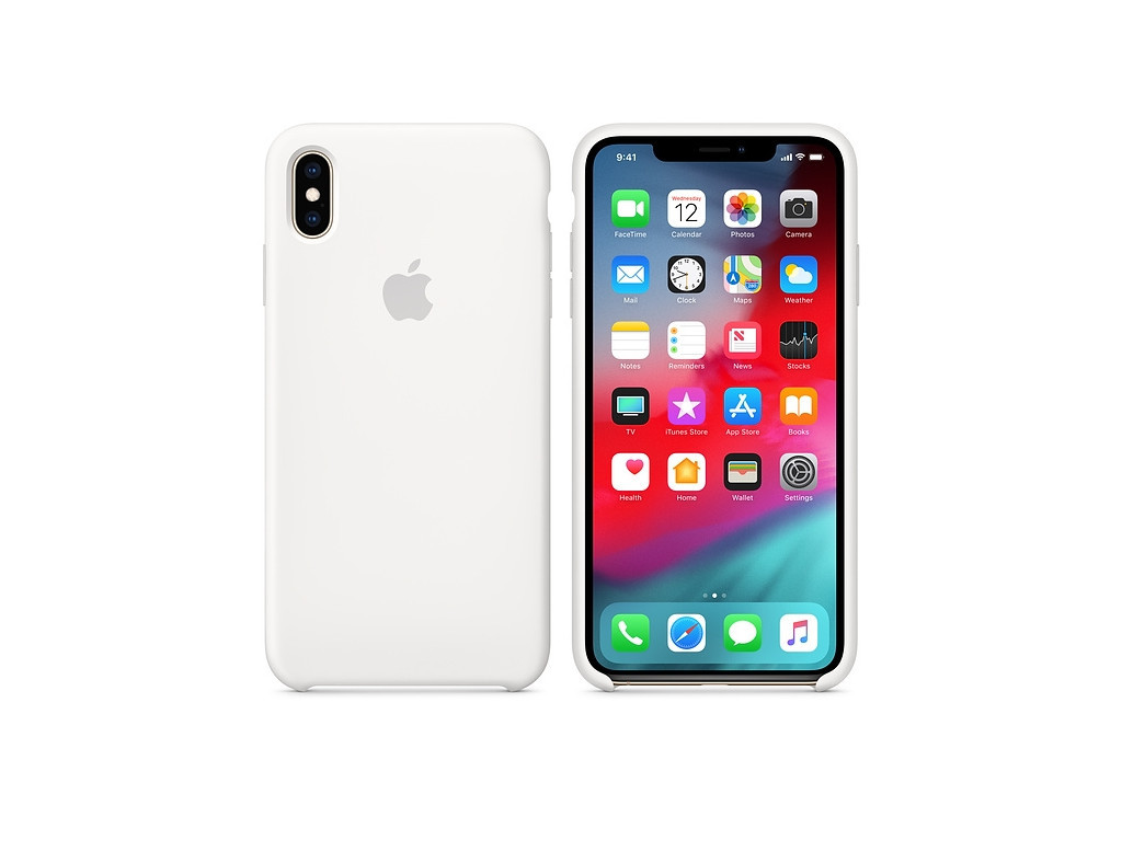 Калъф Apple iPhone XS Max Silicone Case - White 2534_1.jpg