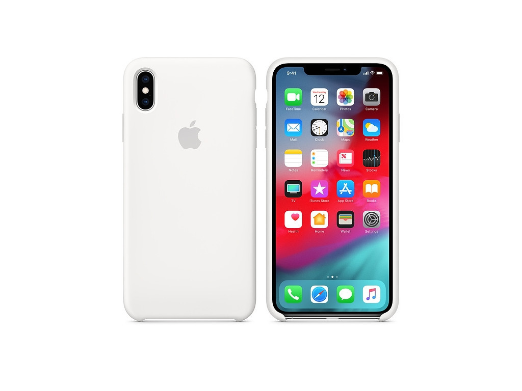 Калъф Apple iPhone XS Max Silicone Case - White 2534_12.jpg