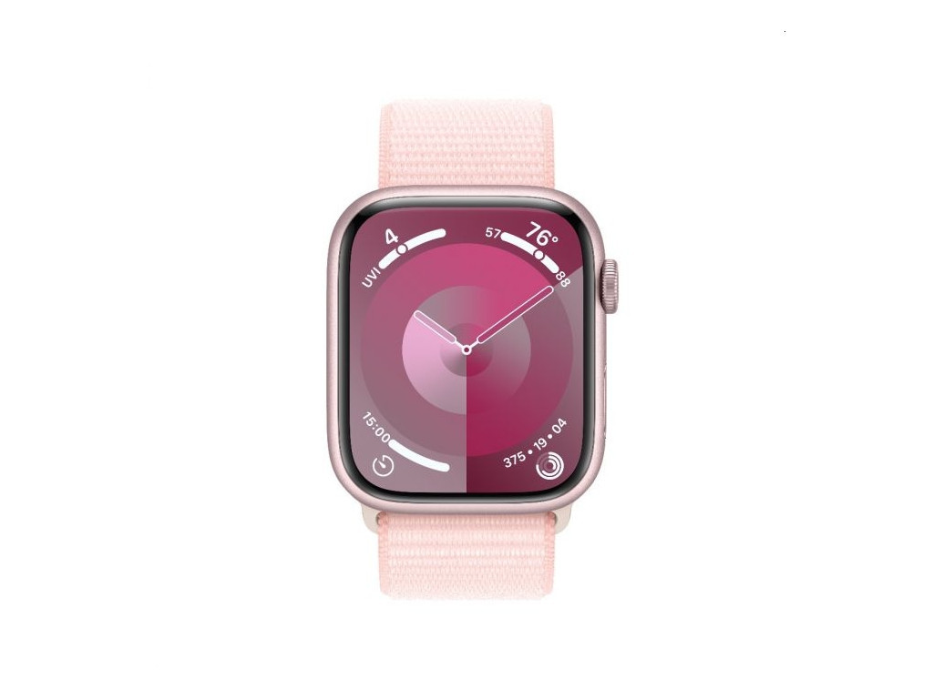 Часовник Apple Watch Series 9 GPS 45mm Pink Aluminium Case with Light Pink Sport Loop 25409_1.jpg