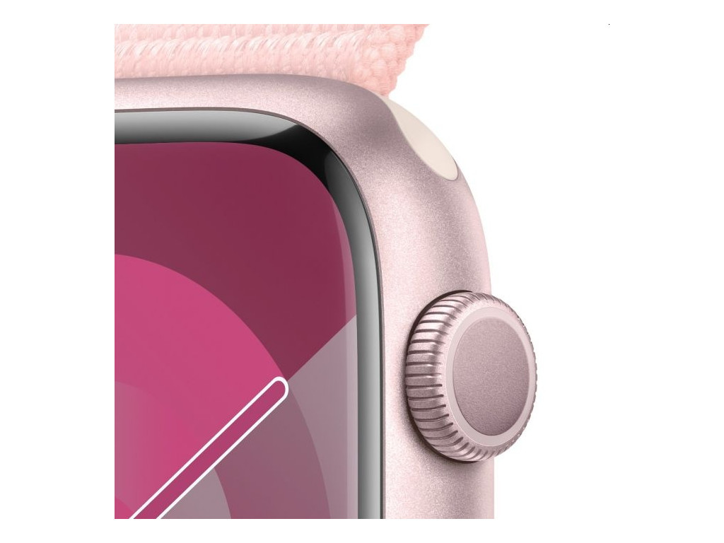Часовник Apple Watch Series 9 GPS 45mm Pink Aluminium Case with Light Pink Sport Loop 25409_2.jpg