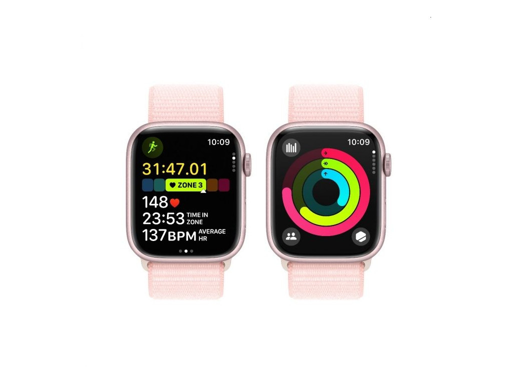 Часовник Apple Watch Series 9 GPS 45mm Pink Aluminium Case with Light Pink Sport Loop 25409_3.jpg