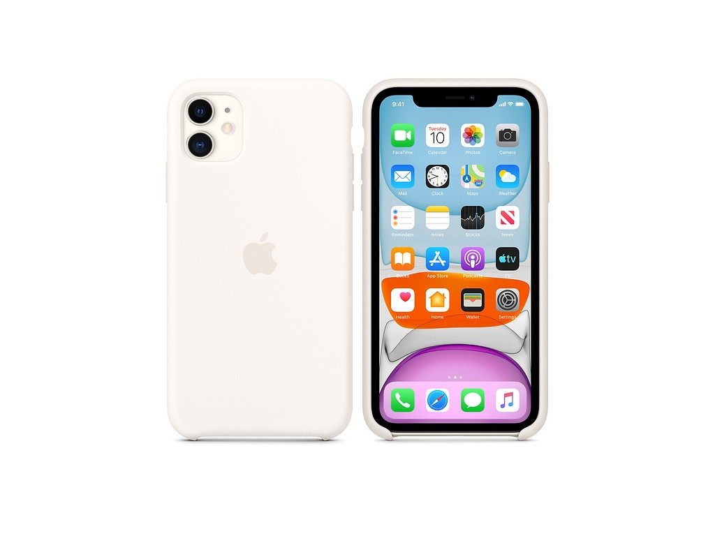 Калъф Apple iPhone 11 Silicone Case - White 2540_15.jpg