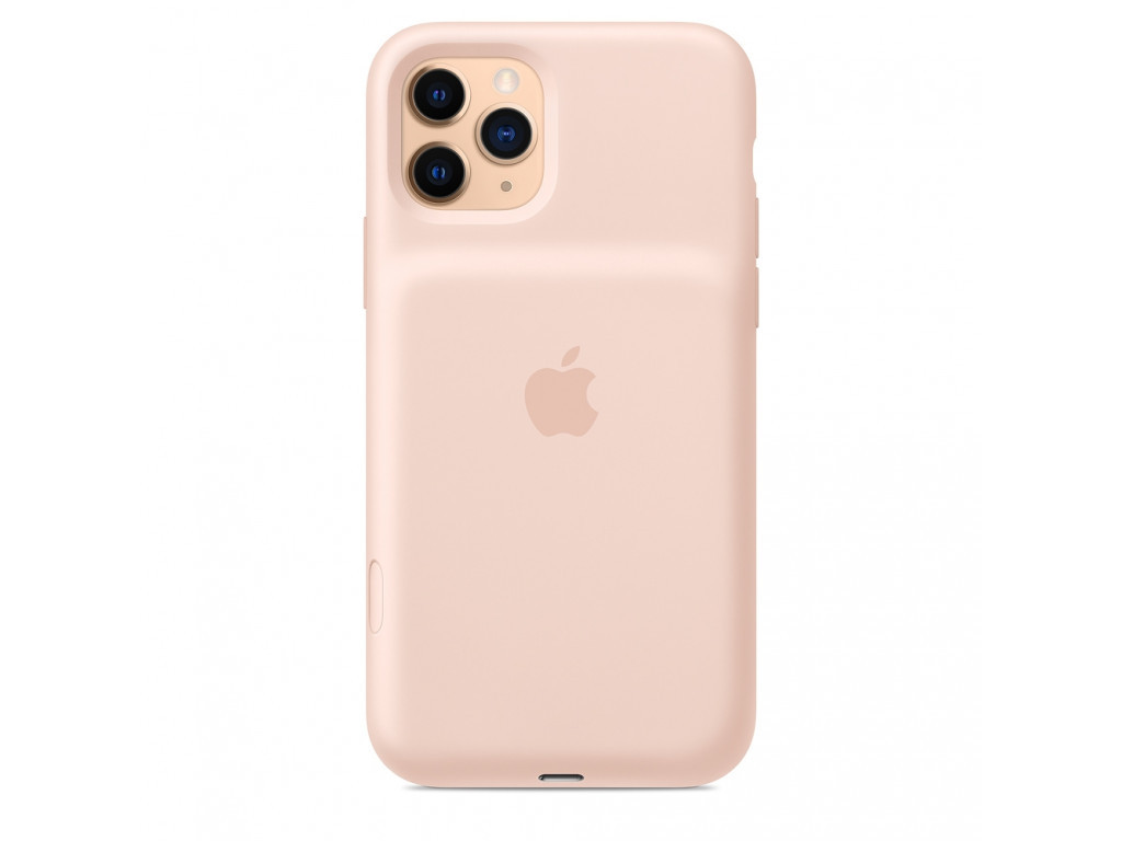 Калъф Apple iPhone 11 Pro Smart Battery Case with Wireless Charging - Pink Sand 2545_10.jpg