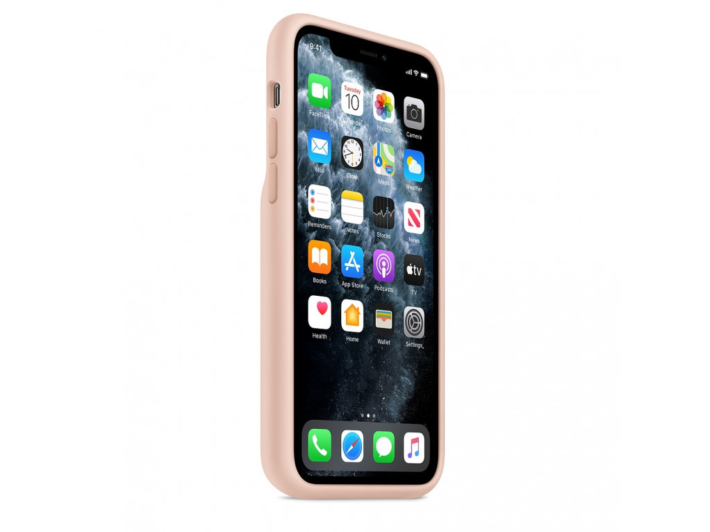 Калъф Apple iPhone 11 Pro Smart Battery Case with Wireless Charging - Pink Sand 2545_54.jpg