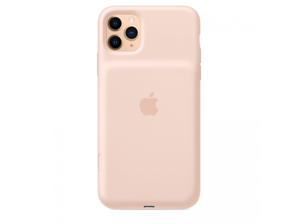 Калъф Apple iPhone 11 Pro Max Smart Battery Case with Wireless Charging - Pink Sand 2548_10.jpg