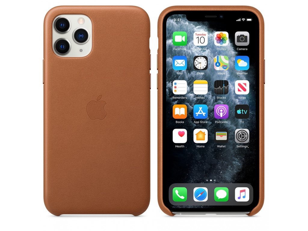 Калъф Apple iPhone 11 Pro Leather Case - Saddle Brown 2553_11.jpg