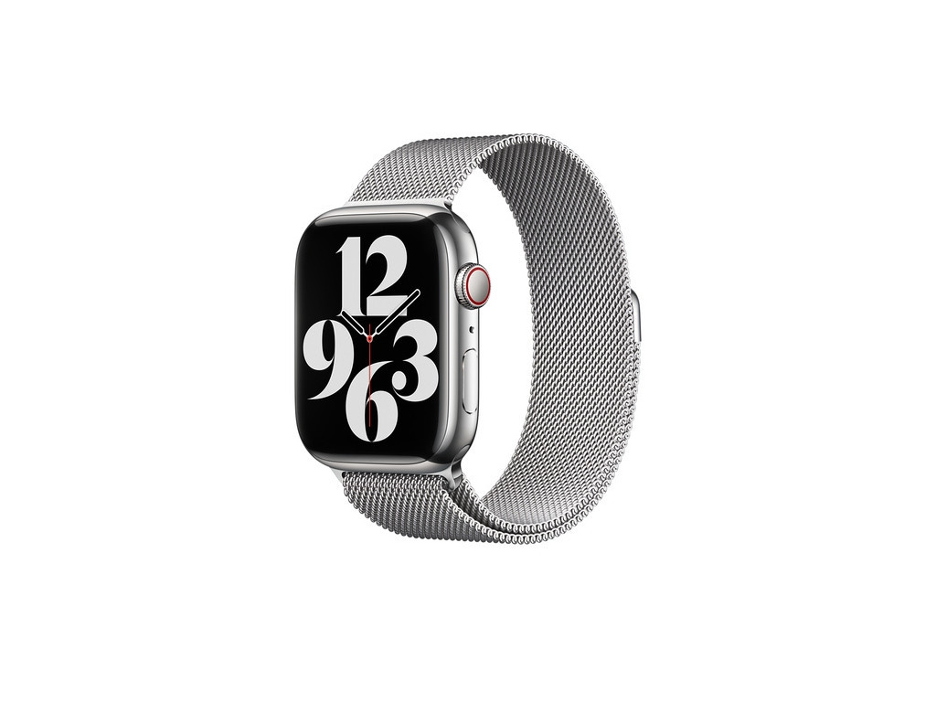 Каишка за часовник Apple 45mm Silver Milanese Loop 25545_1.jpg